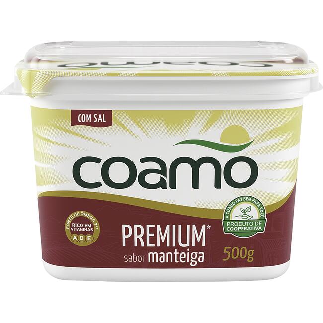 Margarina Coamo Sabor Manteiga - Com Sal 500g