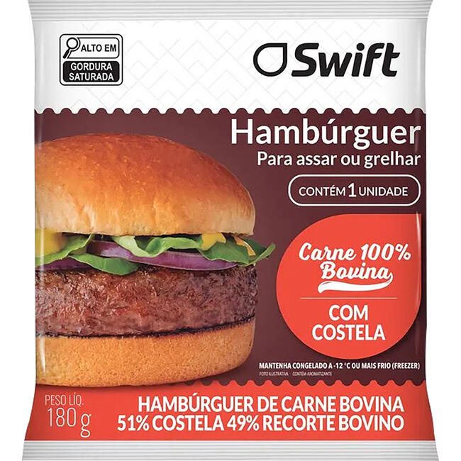 Hamburguer De Costela Swift 180G