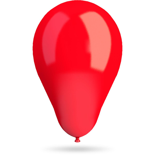 Balão Alegria&Festa Liso - Vermelho - Com 50 Balões