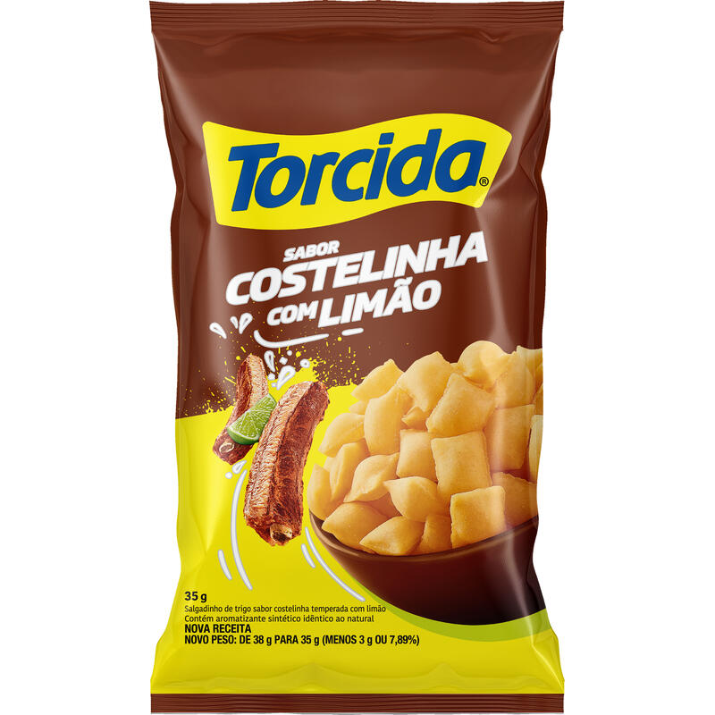 Salgadinho TORCIDA Costelinha com Limão 35g