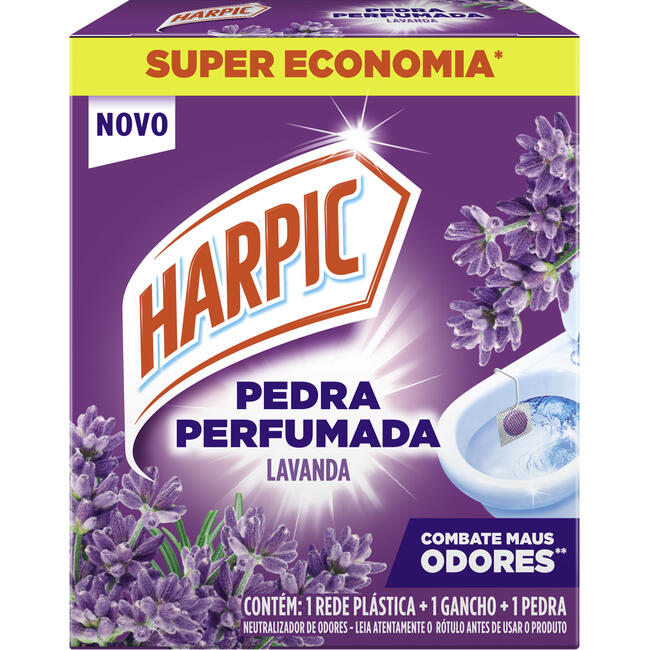 Harpic Pedra Perfumada Neutralizador de Odores 1un 40% DE DESCONTO