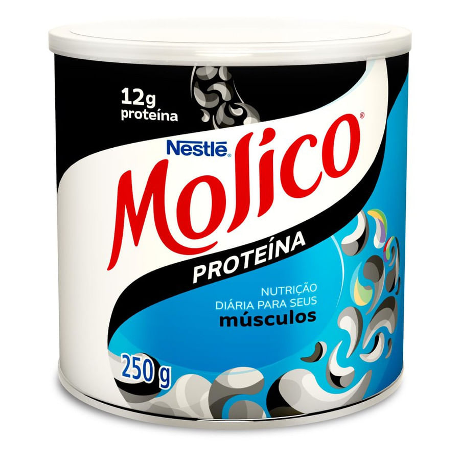 Composto Lácteo MOLICO Proteína Nutrição Diária para Seus Músculos 250g