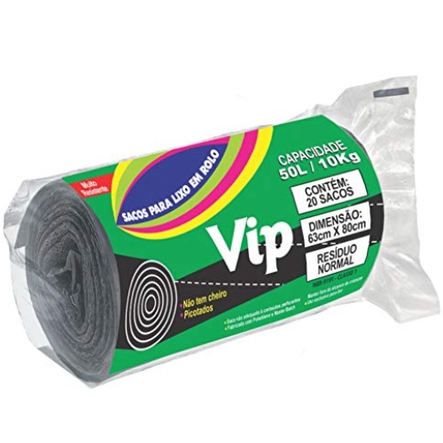 Saco Lixo Vip Santa Maria 50lt Rolo