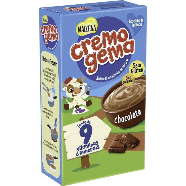 Mingau Chocolate Maizena Cremogema Caixa 180g