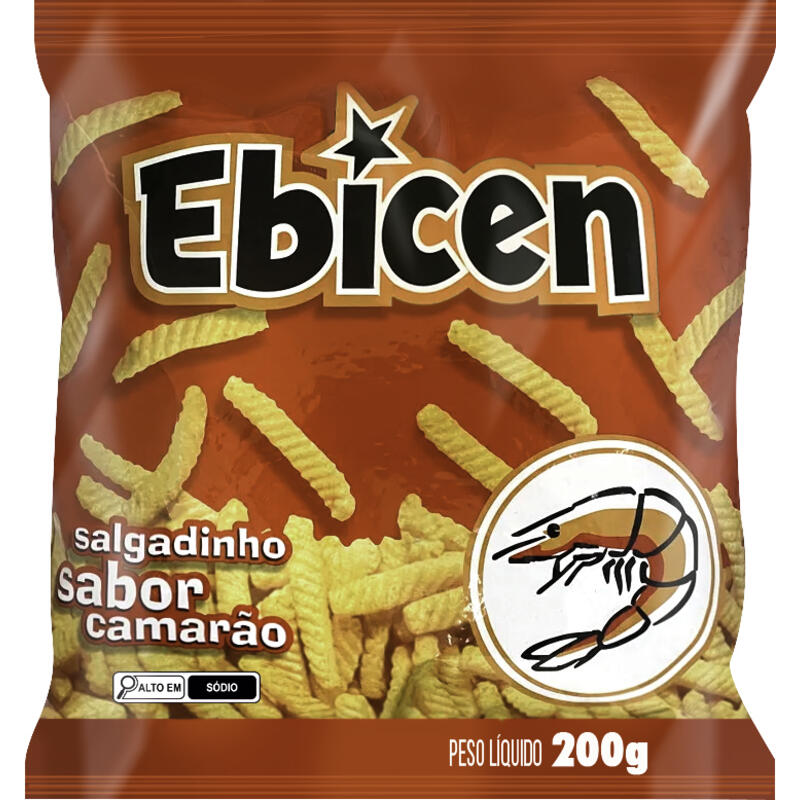 Salgadinho Ebicen Camarão 200g