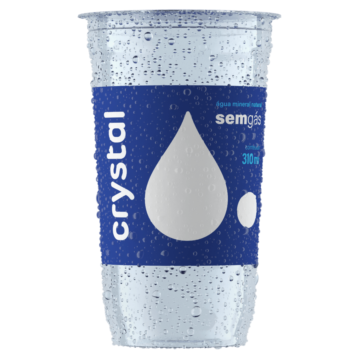 Água Mineral Natural Crystal sem Gás  Copo 310ml