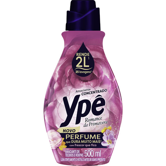 Amaciante de Roupas Conc Ypê Romance Primavera 500ml