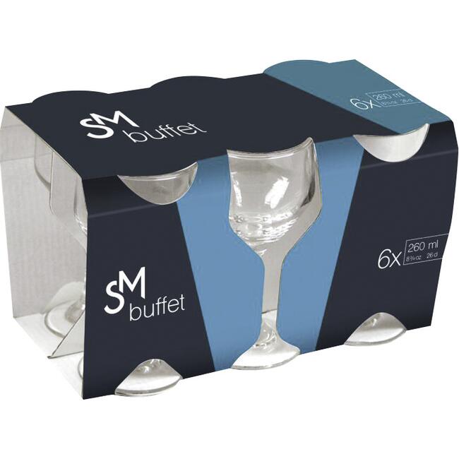 Taça Buffet SM Vinho - 260ml 6 un