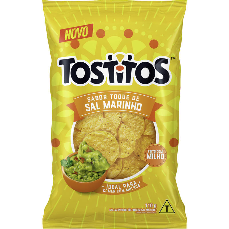 Salgadinho de Milho Toque de Sal Marinho Tostitos 110g