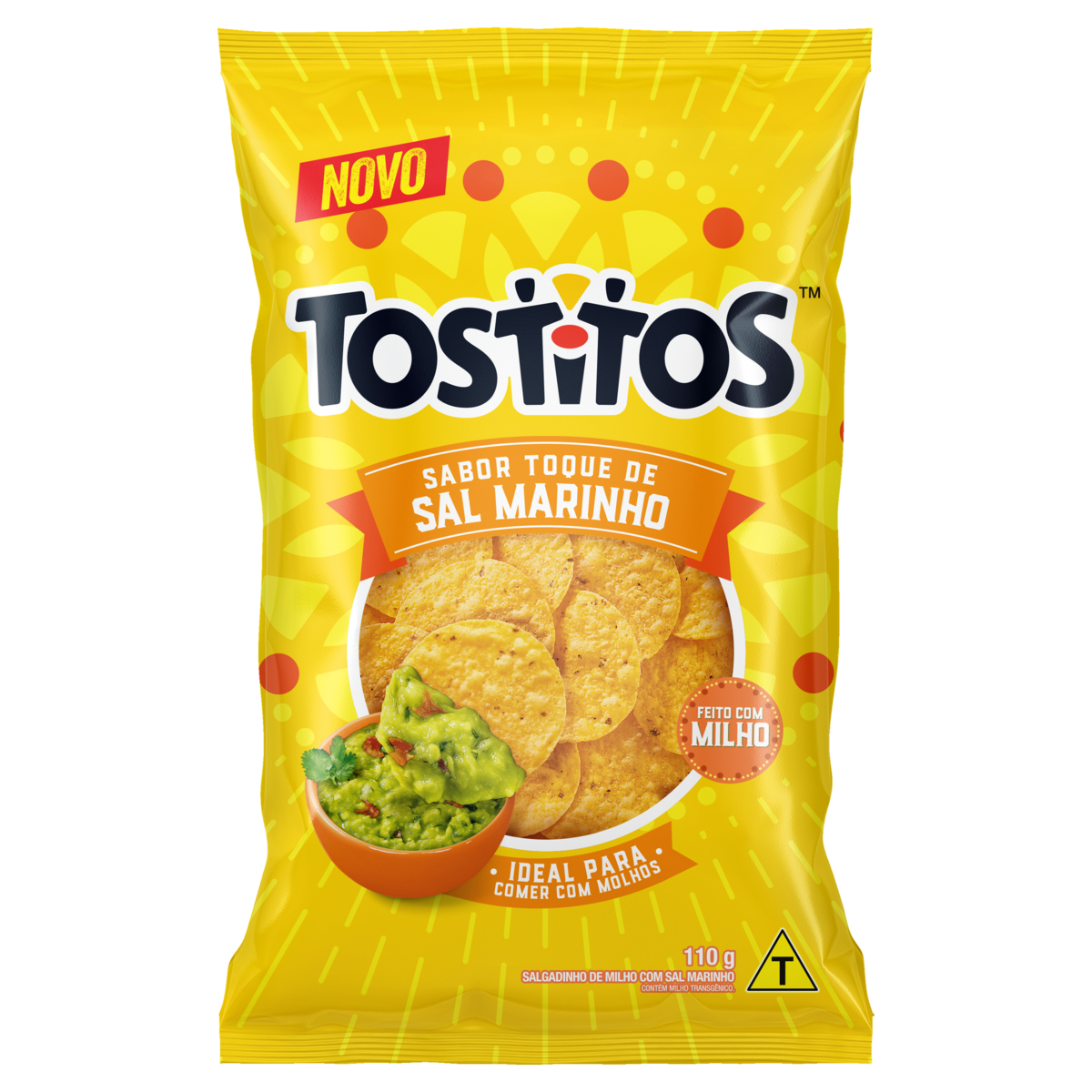 Salgadinho de Milho Toque de Sal Marinho Tostitos 110g