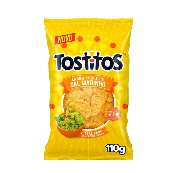 Salgadinho de Milho Toque de Sal Marinho Tostitos 110g