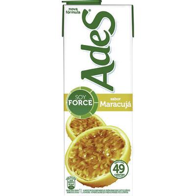 Alimento Ades À Base de Soja Maracujá 1L