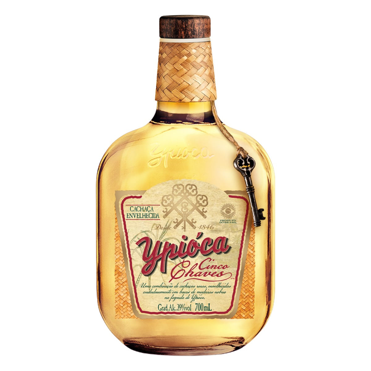 Cachaça YPIÓCA 5 Chaves 700ml