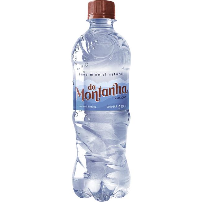 Água Mineral Da Montanha Com gás 510ml