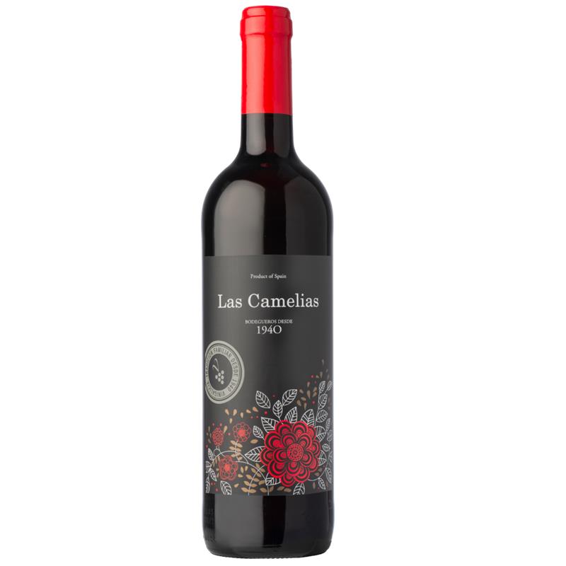 Vinho Espanhol LAS CAMELIAS Tinto Garrafa 750ml