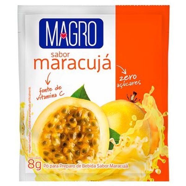 Refresco Magro Zero Maracujá 8g