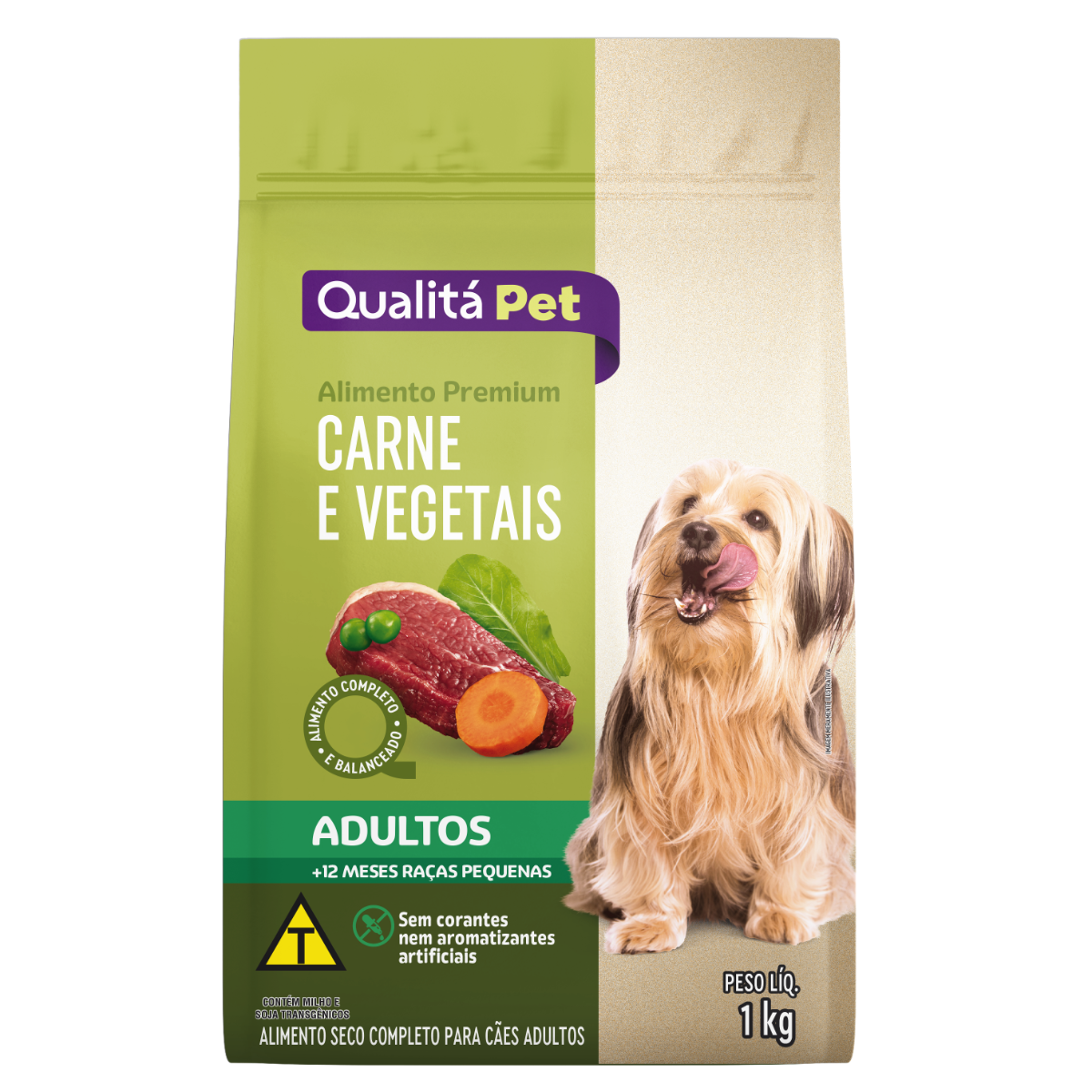 Ração para Gatos Castrados Sabor Carne, Frango e Peixe QUALITÁ 1kg
