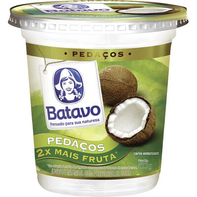 Iogurte com Pedaços de Fruta Batavo Coco 500g