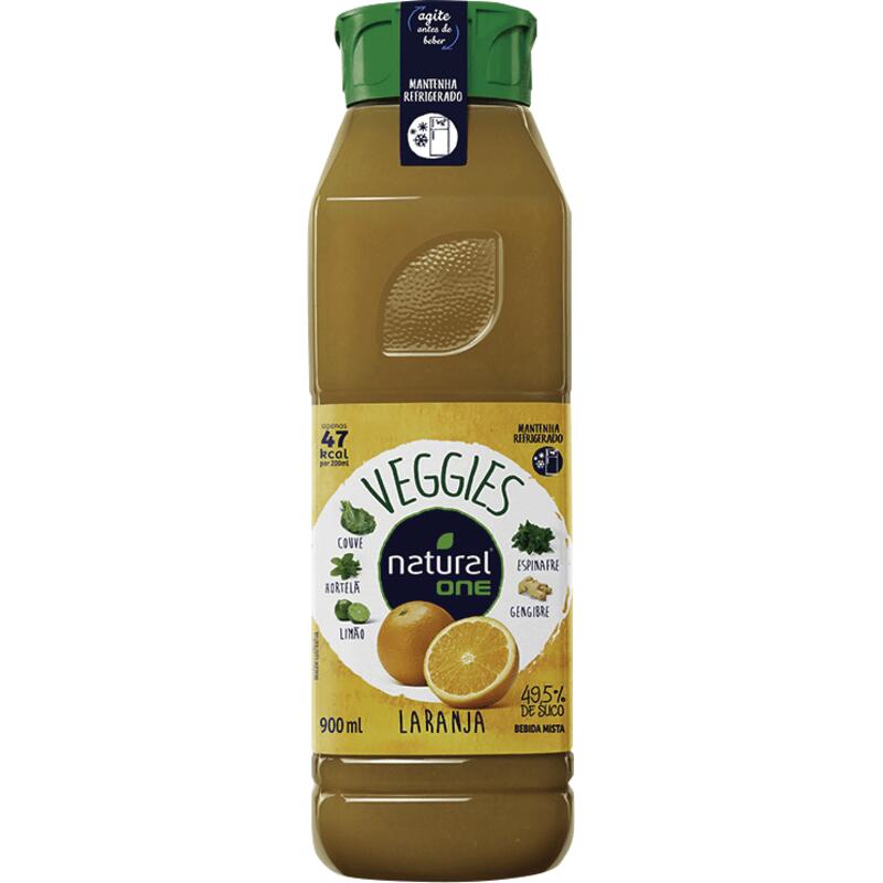 Suco Natural One Veggies Laranja 900ml