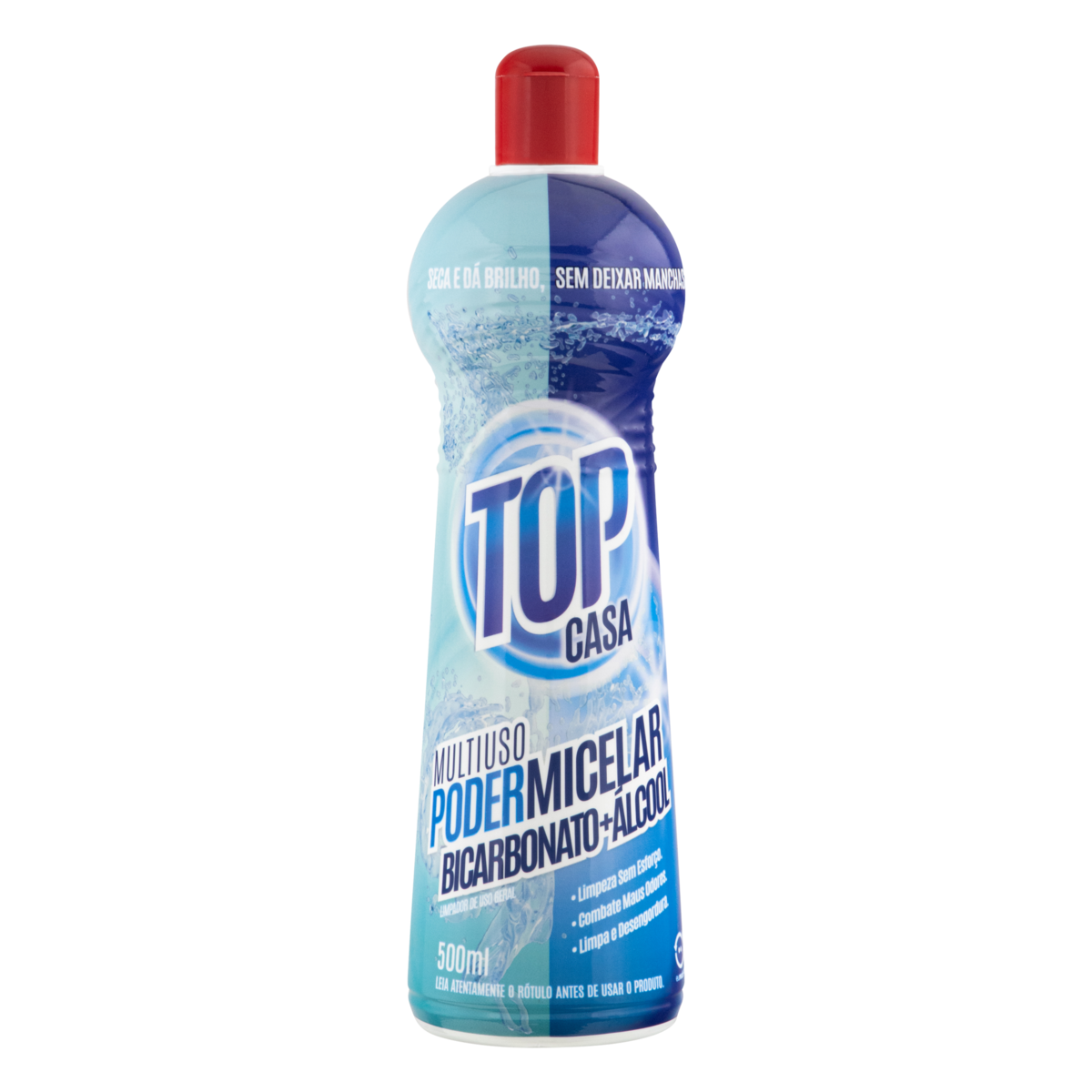 Limpador Top Casa Poder Micelar Bicarbonato + Álcool Squeeze Multiuso 500ml