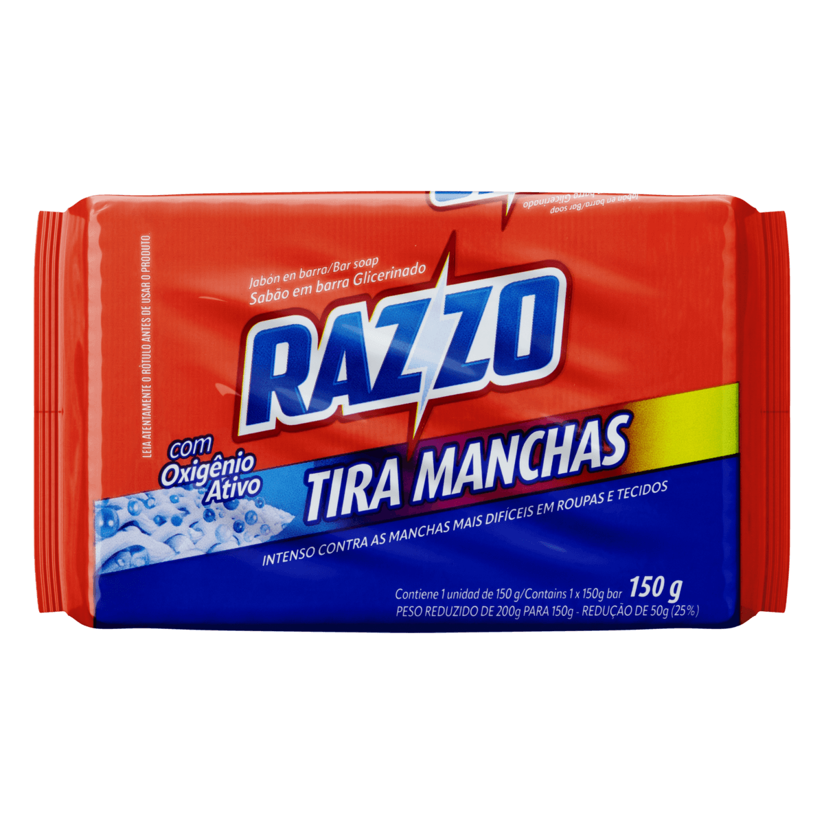 Sabão em Barra RAZZO Tira Manchas 150g