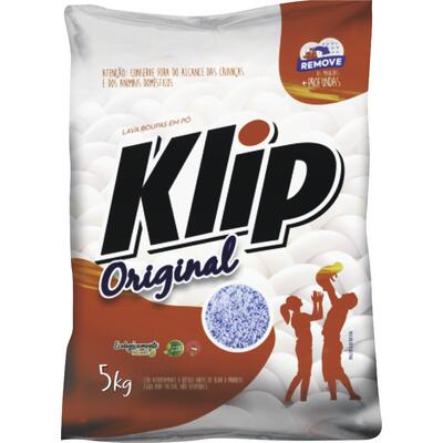 Lava Roupas em Pó Klip 5kg
