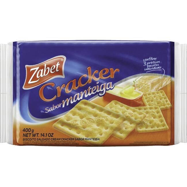 Biscoito Zabet Cracker manteiga 400g