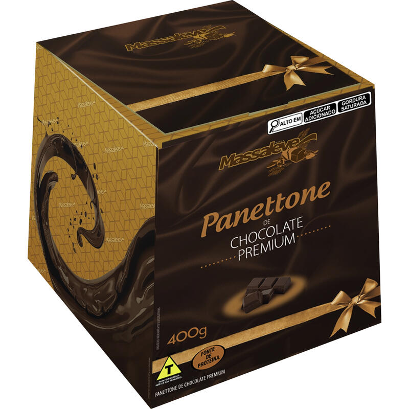 Panettone Integral Massaleve Chocolate 400g