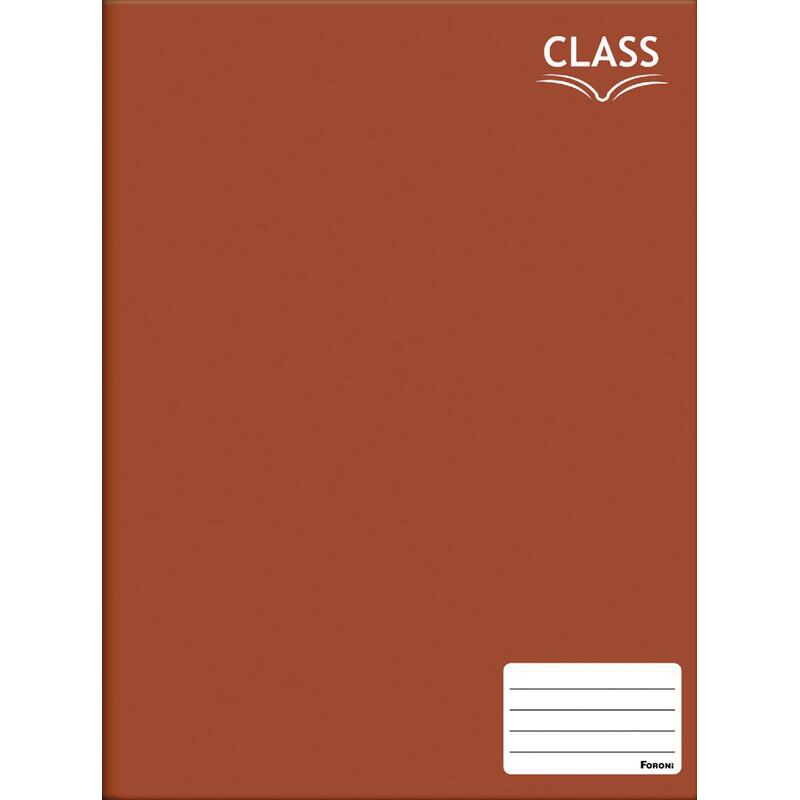 Caderno Brochura Foroni Vermelho - 80 folhas un