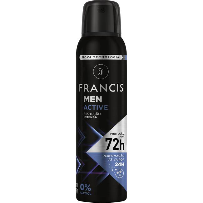 Desodorante Aerossol Francis Active Men 150ml