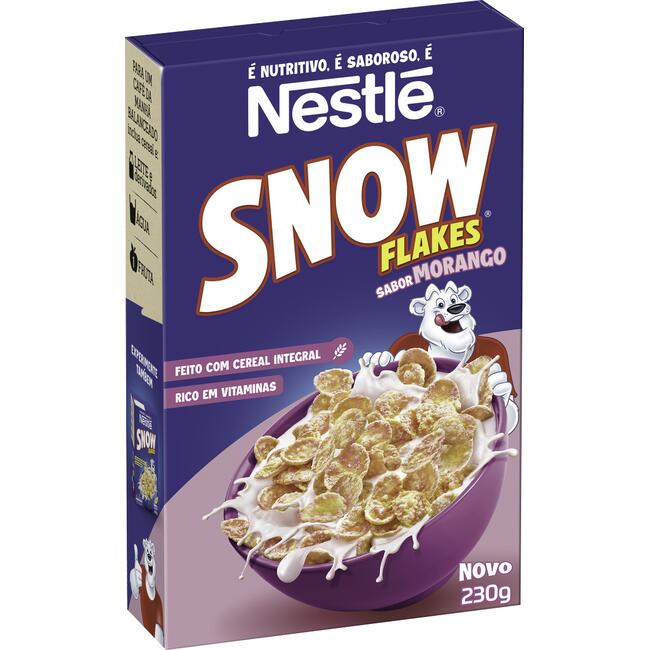 Cereal Matinal Snow Flakes Nestlé Morango 230g