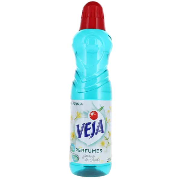 Limpador Perfumado Veja Perfumes Jasmim do Caribe Frasco 500ml