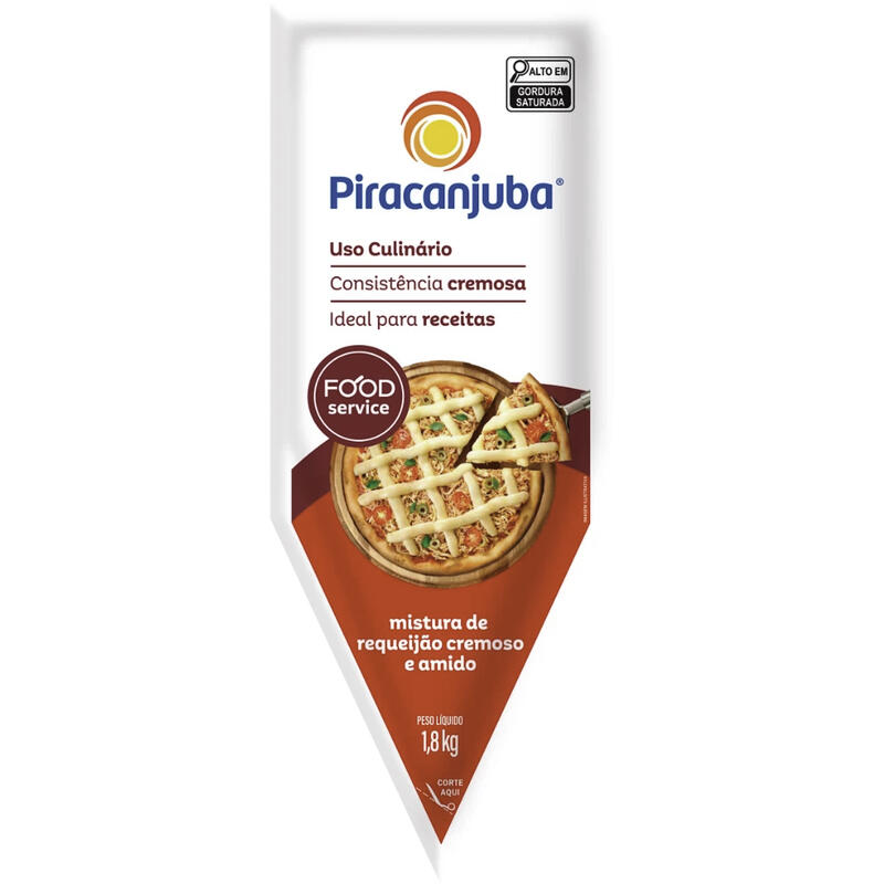 Mistura Culinário de Requeijão Piracanjuba 1,8kg