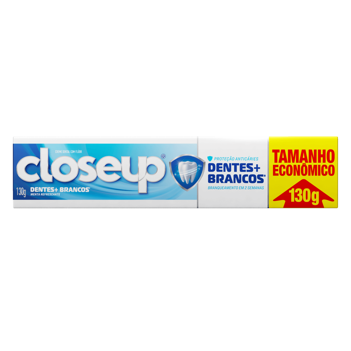Creme Dental Closeup Dentes + Branco Menta Refrescante 130g