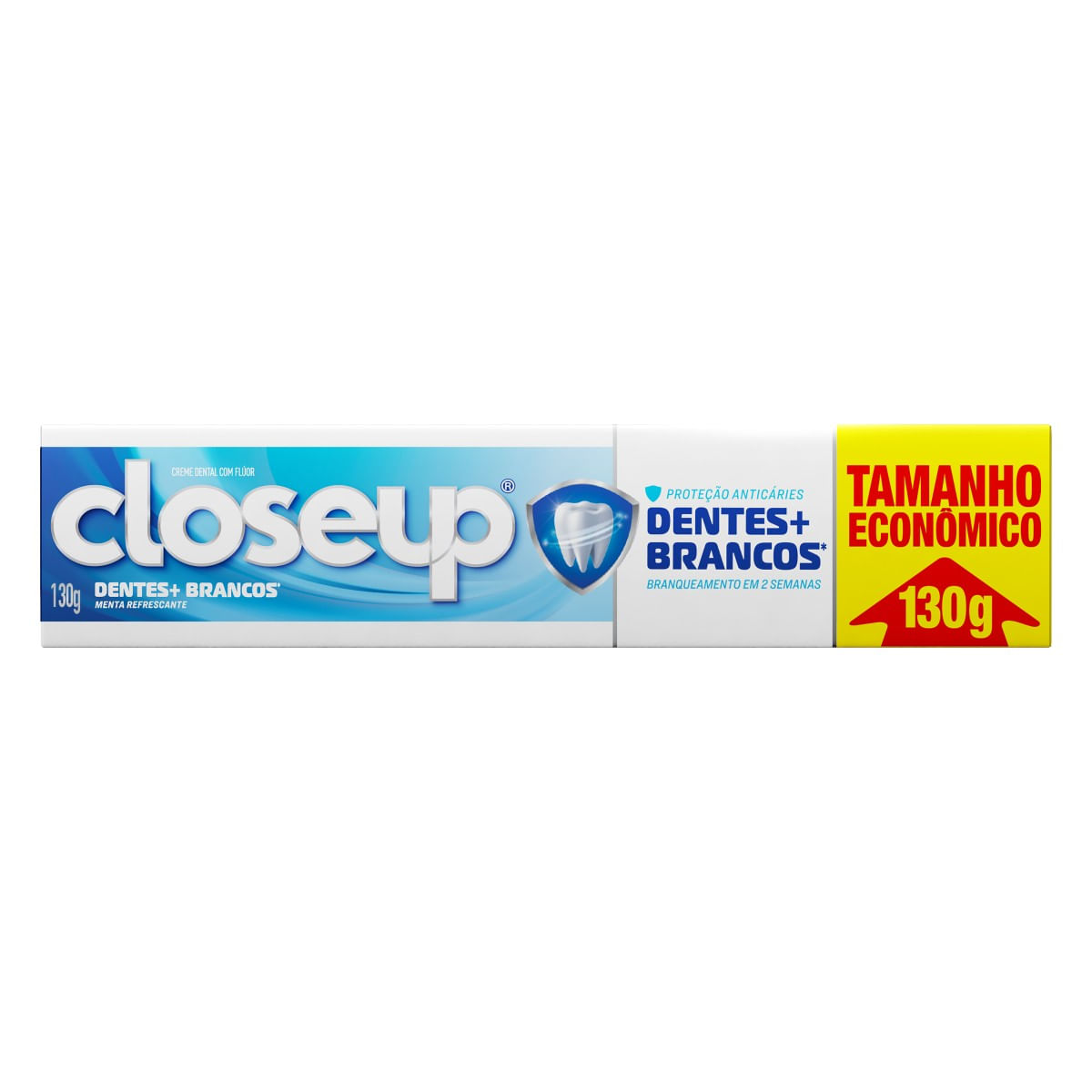 Creme Dental Closeup Dentes + Branco Menta Refrescante 130g