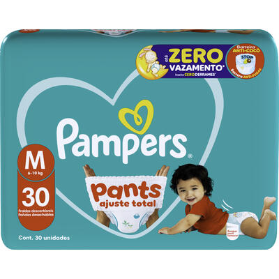 Fralda Descartável Pampers Pants M 30 un