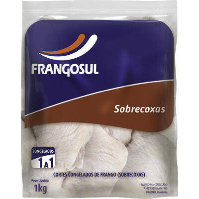 Sobrecoxa de Frango IQF Frangosul Cong 1kg