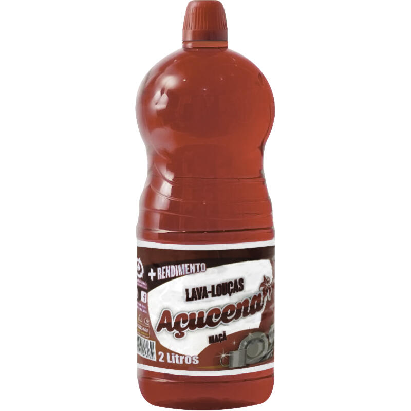 Detergente Líquido Açucena Maçã 2L