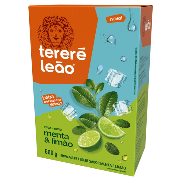 Erva-Mate Tereré Menta & Limão Leão Caixa 500g