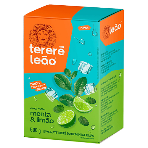 Erva-Mate Tereré Menta & Limão Leão Caixa 500g
