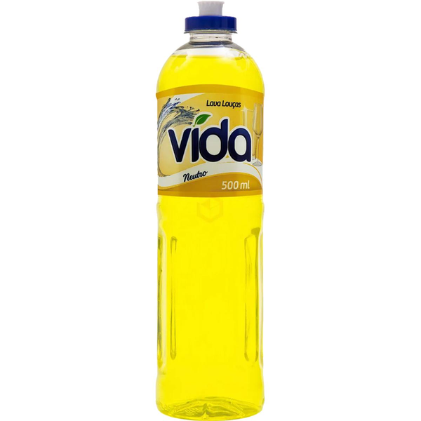 Detergente Líquido Vida 500ml - Neutro