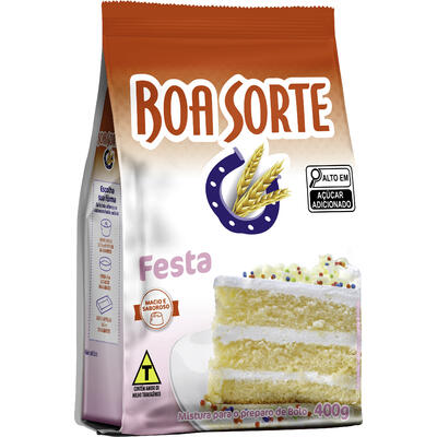 Mistura para Bolo Boa Sorte Festa 400g