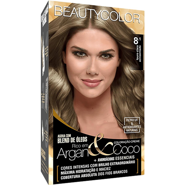 Tintura BeautyColor N. 8.1 - Louro-claro Acinzentado
