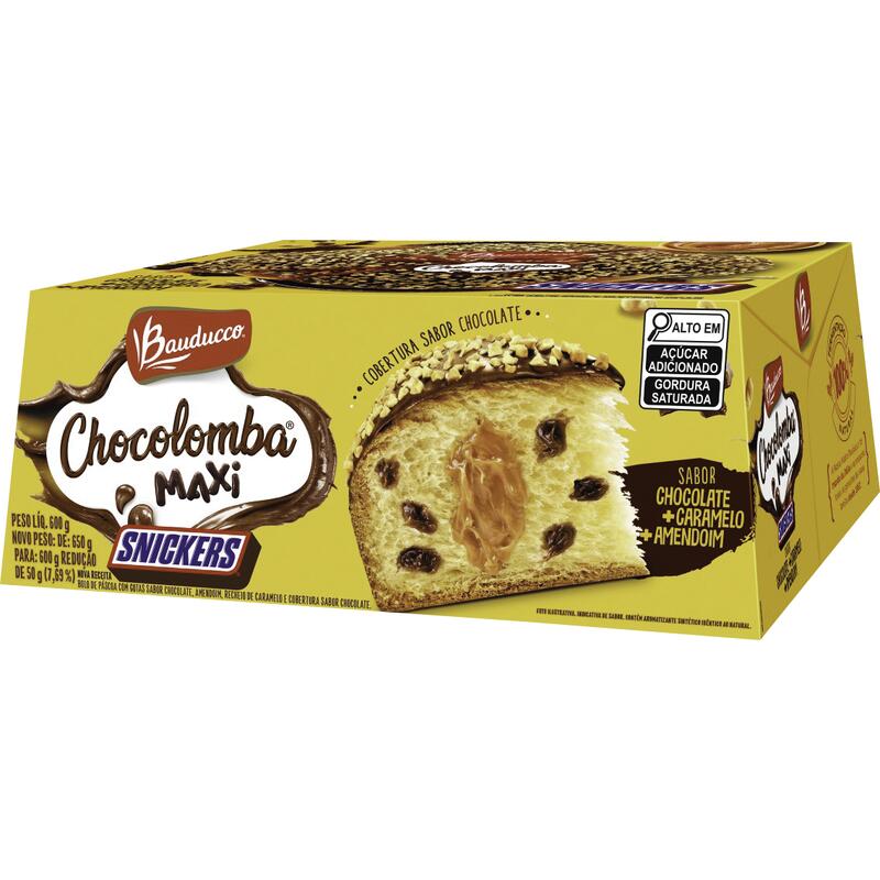 Colomba Pascal Bauducco Maxi Snickers 600g