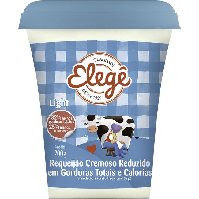 Requeijão Elegê Light 200g