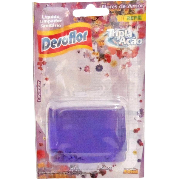 Desodorizador Desoflor 50ml - Lavander - Refil
