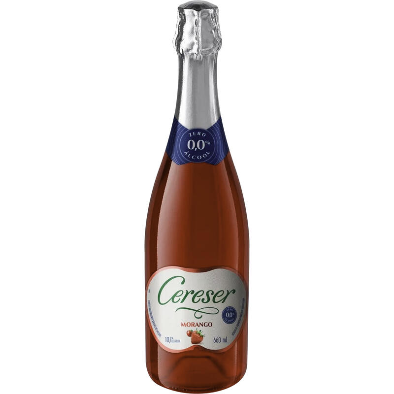 Filtrado De Morango Cereser Sem Alcool 660ml