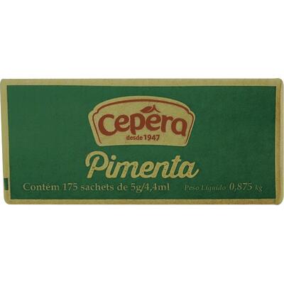 Molho de Pimenta Vermelha Cepêra Minissachê 175x5g