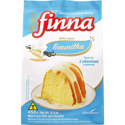Mistura para Bolo Finna Baunilha 450g