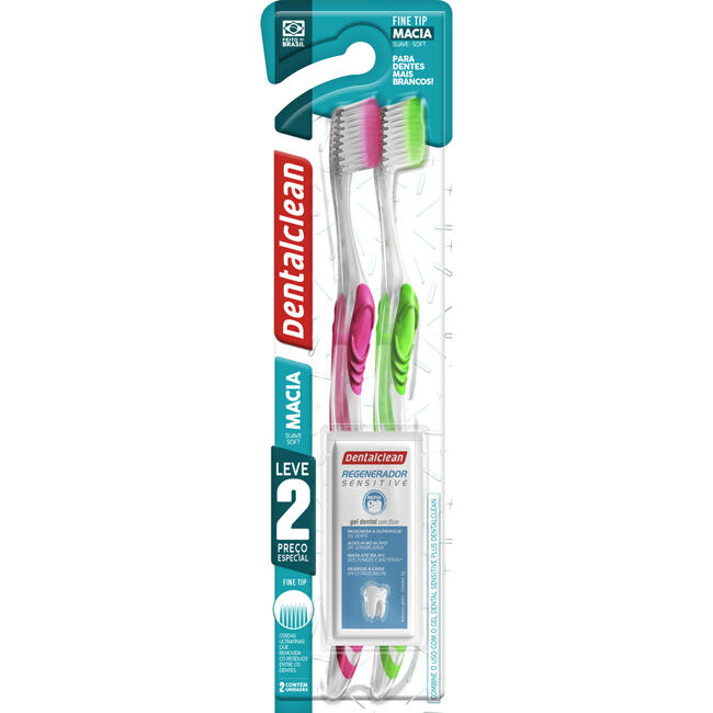 Escova Dental Dentalclean Fine Tip 2 un